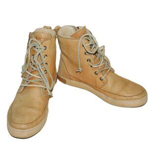 Original Blackstone From The Dutch Mountains Leather Lace-Up Boots Side Zip